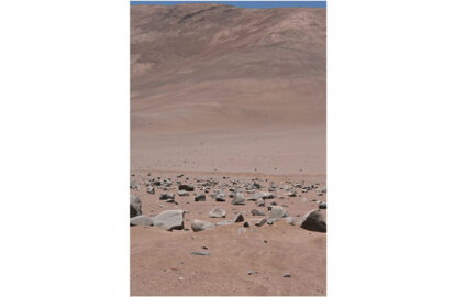 O astrobiólogo Douglas Galante usa essa foto para mostrar como o deserto do Atacama se parece com Marte. Foto: Douglas Galante.

